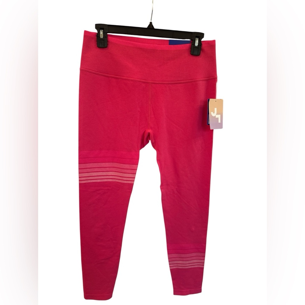 JoyLab Hot Pink Seamless Stripe Leggings